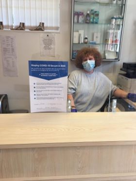 Patients will have to wear PPE facemasks when in the clinic and will have their temperature taken on arrival.