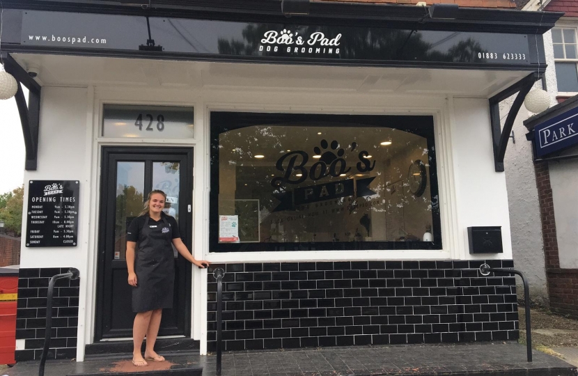 Isobelle Woodmam, Director of Boo’s Pad – local dog groomers in Warlingham
