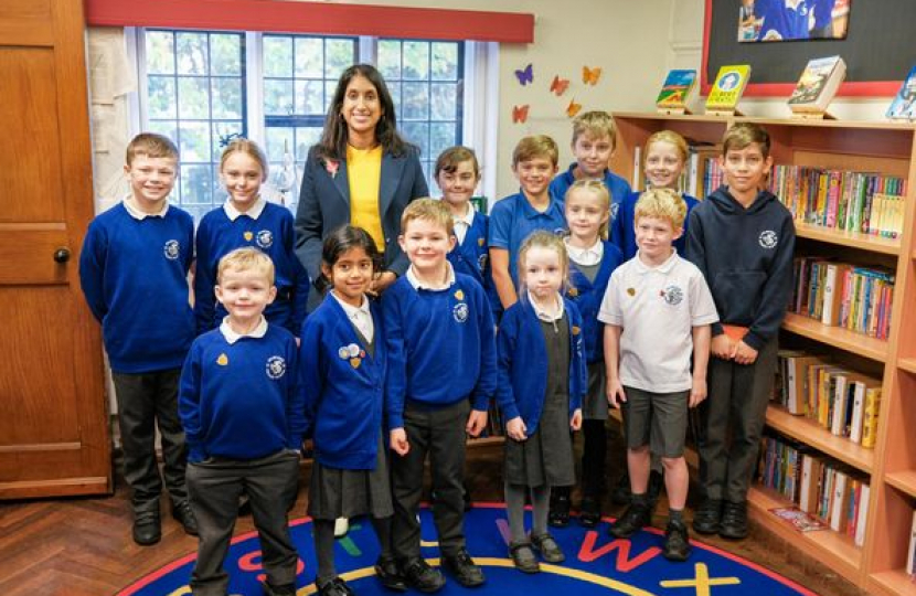 Claire visits St Francis' Catholic Primary school