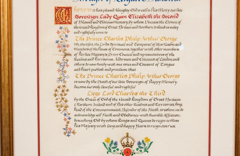 The Coronation Scroll.