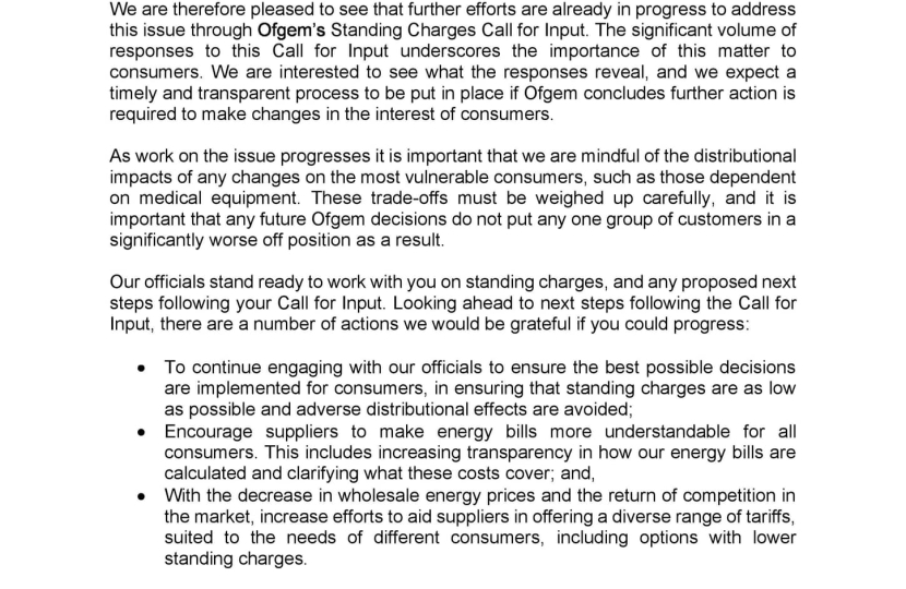 Letter to Ofgem - Page 2