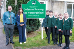 Claire visits Godstone Primary school 