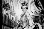 The Queen on her coronation day